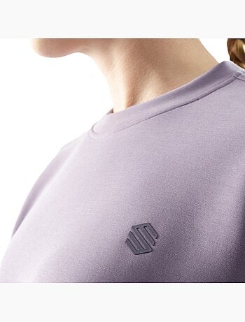 Sudadera crop entrenamiento mujer fitness mujer zenith