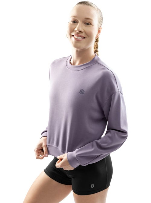 Sudadera crop entrenamiento mujer fitness mujer zenith - Kiabi