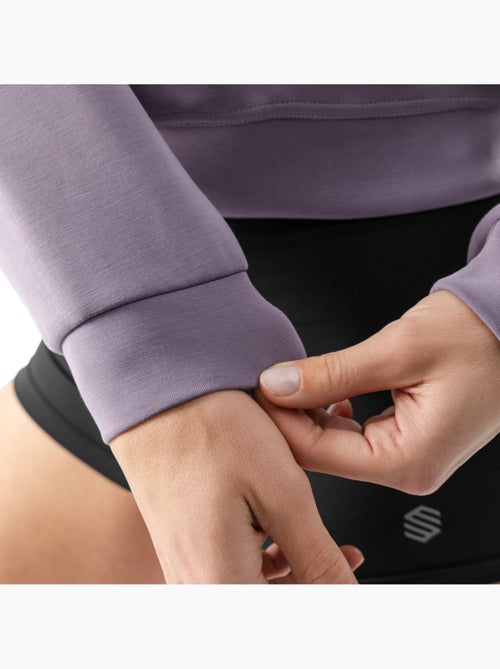 Sudadera crop entrenamiento mujer fitness mujer zenith - Kiabi