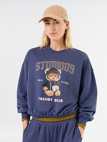 Sudadera crop top