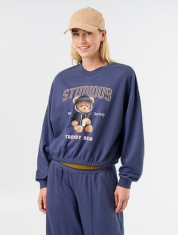 Sudadera crop top