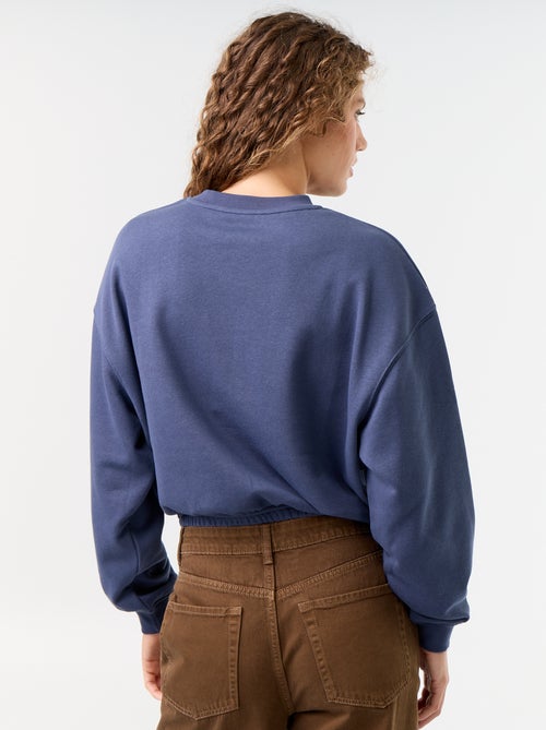 Sudadera crop top - Kiabi