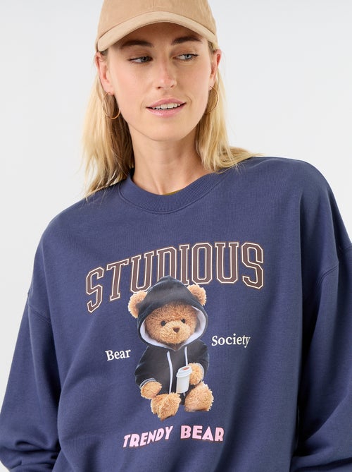 Sudadera crop top - Kiabi