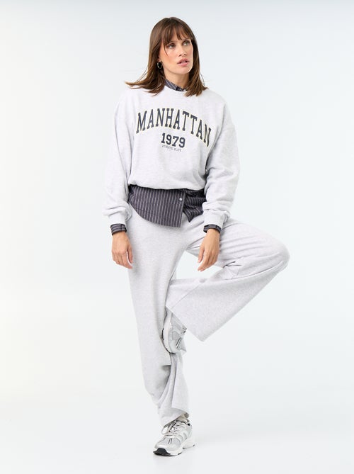 Sudadera crop top - Kiabi