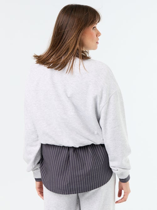 Sudadera crop top - Kiabi