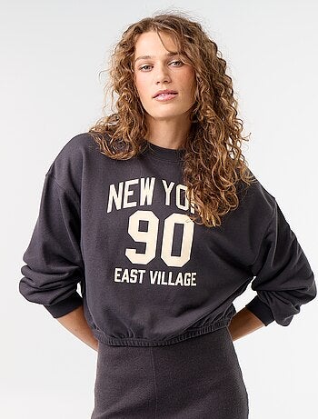 Sudadera crop top
