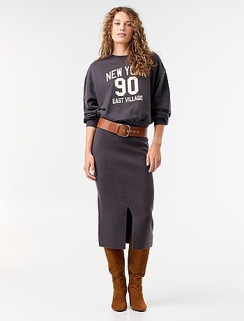 Sudadera crop top