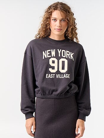 Sudadera crop top