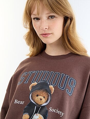 Sudadera crop top