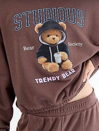 Sudadera crop top