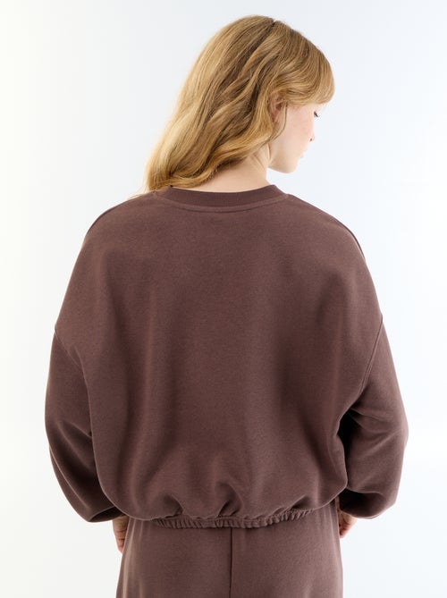 Sudadera crop top - Kiabi