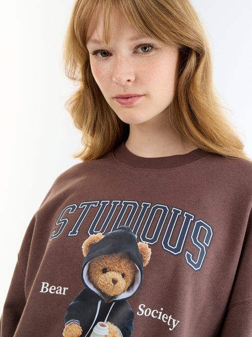 Sudadera crop top - Kiabi