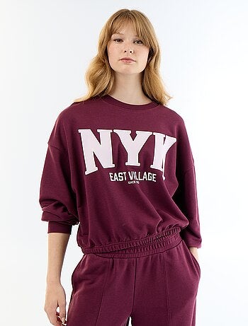 Sudadera crop top