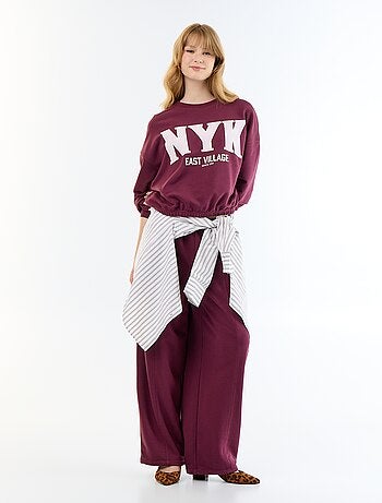 Sudadera crop top