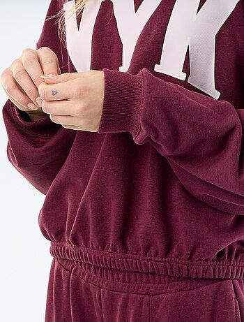 Sudadera crop top
