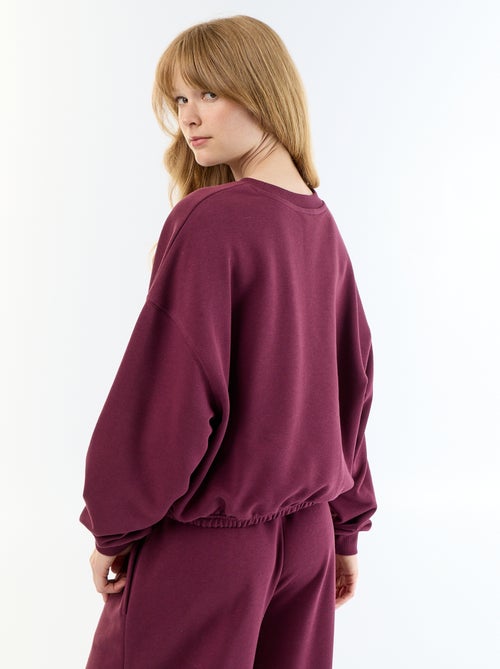 Sudadera crop top - Kiabi Sudadera crop top - Kiabi