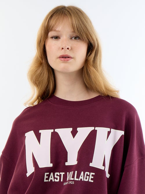 Sudadera crop top - Kiabi Sudadera crop top - Kiabi
