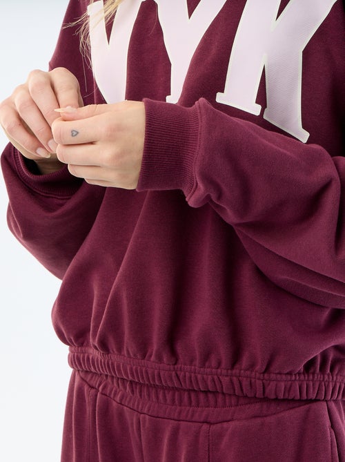 Sudadera crop top - Kiabi Sudadera crop top - Kiabi
