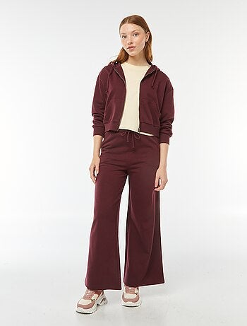 Sudadera cropped con capucha