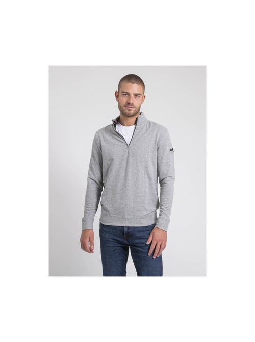 Sudadera cuello alto con cremallera WALONIS - Kiabi