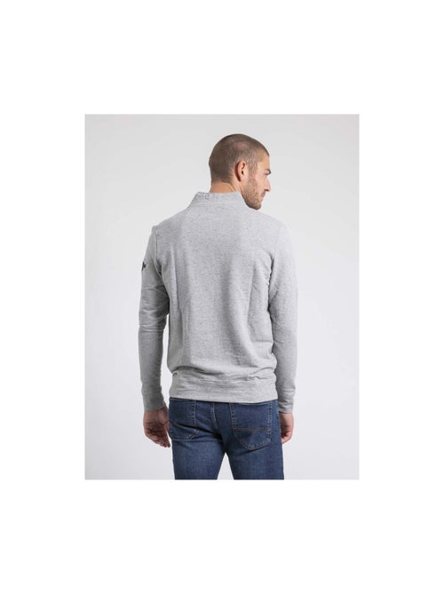Sudadera cuello alto con cremallera WALONIS - Kiabi