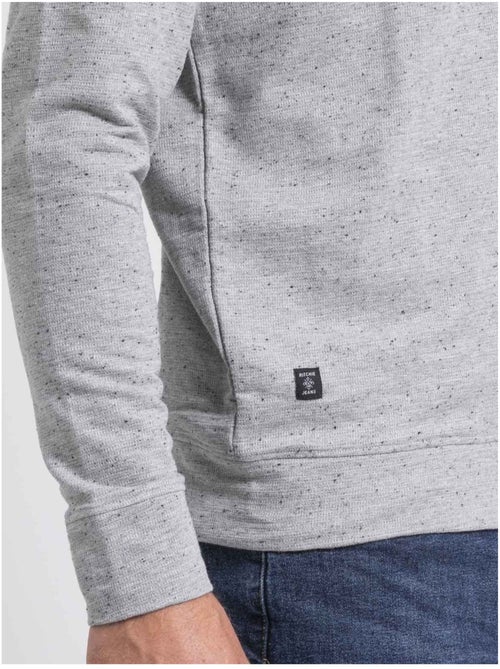 Sudadera cuello alto con cremallera WALONIS - Kiabi