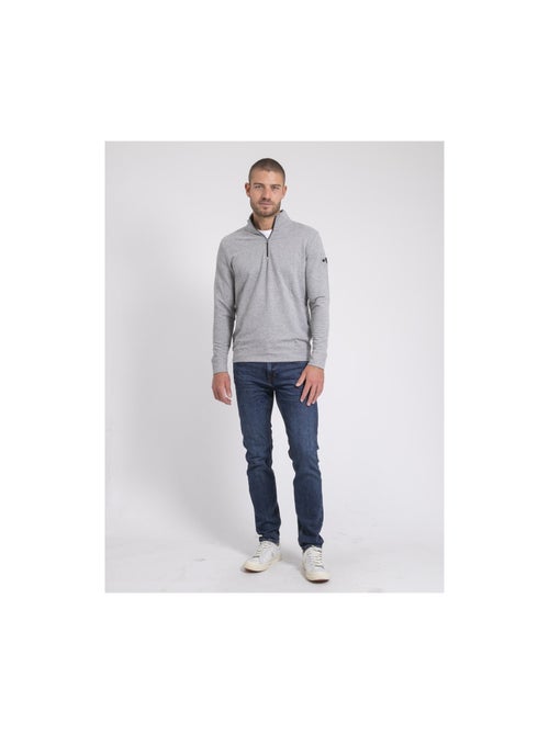 Sudadera cuello alto con cremallera WALONIS - Kiabi