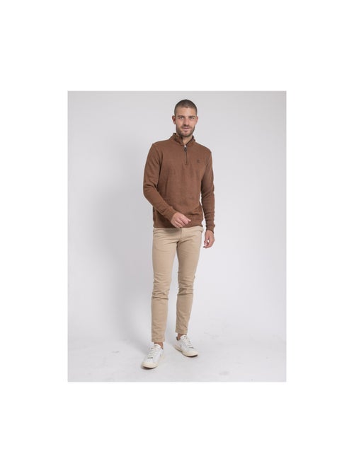 Sudadera cuello alto con cremallera WOMPOU - Kiabi