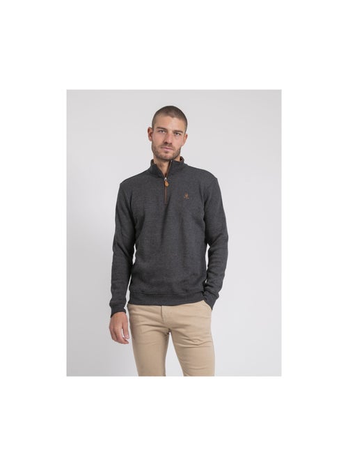 Sudadera cuello alto con cremallera WOMPOU - Kiabi