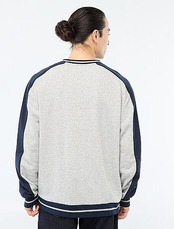 Sudadera cuello en V de felpa francesa