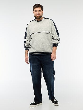 Sudadera cuello en V de felpa