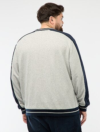 Sudadera cuello en V de felpa