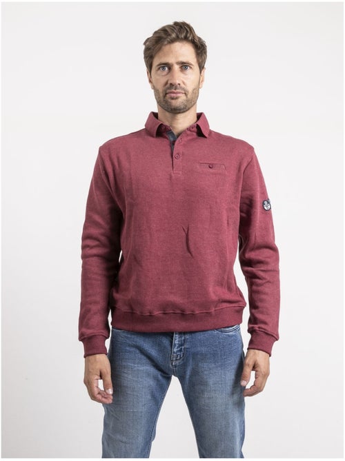 Sudadera cuello polo WIREX - Kiabi