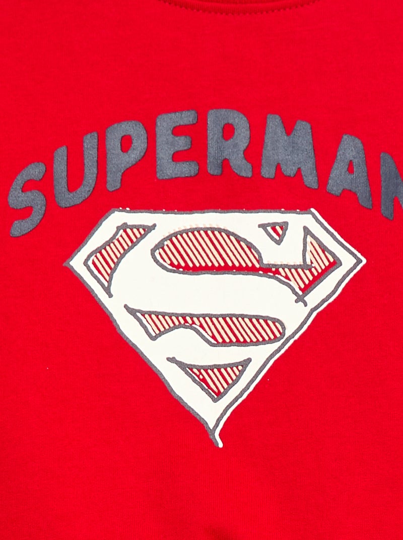 Sudadera cuello redondo 'Superman' 'DCcomics' Rojo - Kiabi