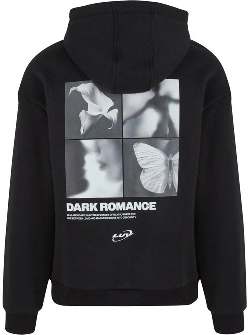 Sudadera dark romance diseño estampado en espalda de suave para hombre - mister tee - Kiabi