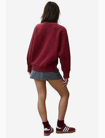 Sudadera de algodón bordada hiccup