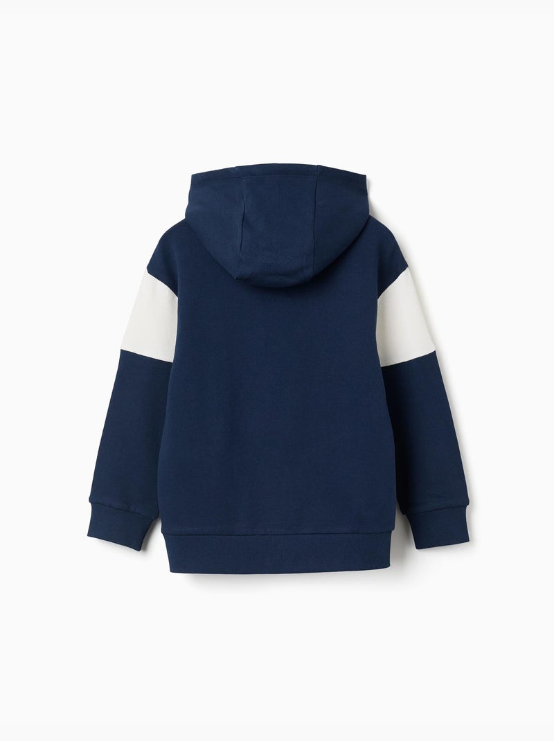 Sudadera de algodón com capucha y estampado de spider-man Azul oscuro - Kiabi