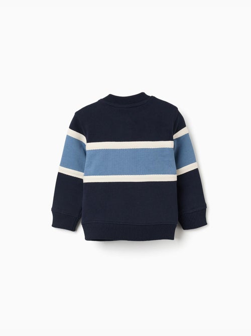 Sudadera de algodón con bloques de color - Kiabi