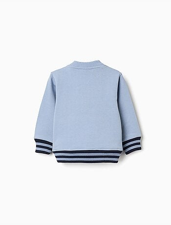 Sudadera de algodón con bolsillo canguro