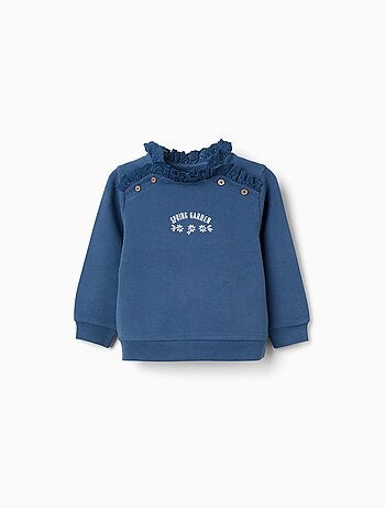 Sudadera de algodón con bordado Spring Garden