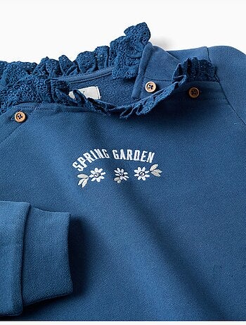 Sudadera de algodón con bordado Spring Garden