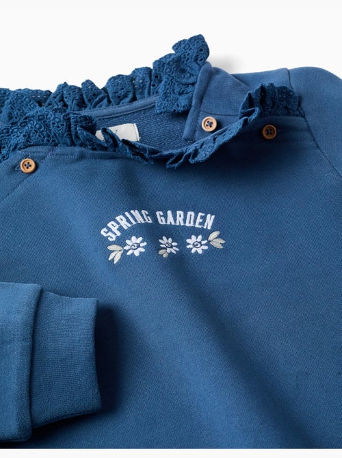 Sudadera de algodón con bordado Spring Garden - Kiabi