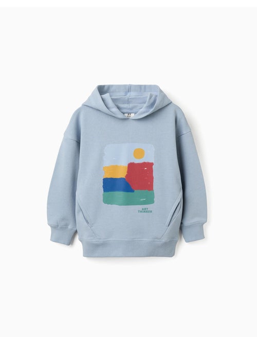 Sudadera de algodón con capucha Art Thinker - Kiabi