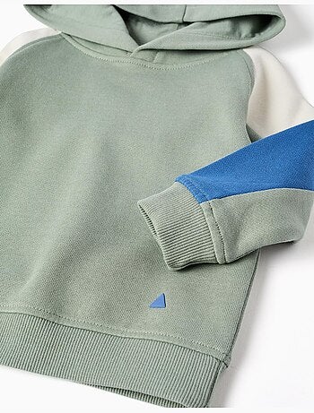 Sudadera de algodón con capucha