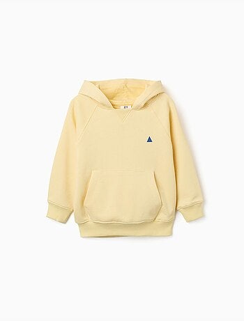Sudadera de algodón con capucha y bolsillo canguro