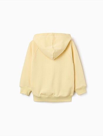 Sudadera de algodón con capucha y bolsillo canguro