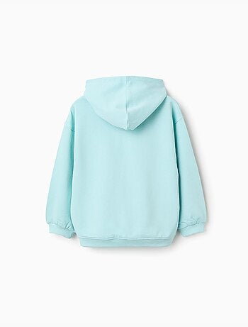 Sudadera de algodón con capucha y estampado Stitch