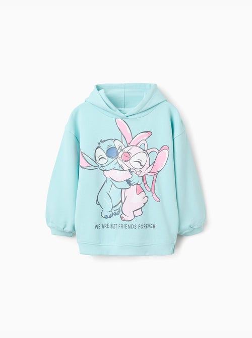 Sudadera de algodón con capucha y estampado Stitch - Kiabi