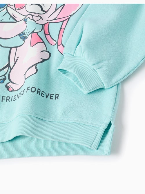 Sudadera de algodón con capucha y estampado Stitch - Kiabi