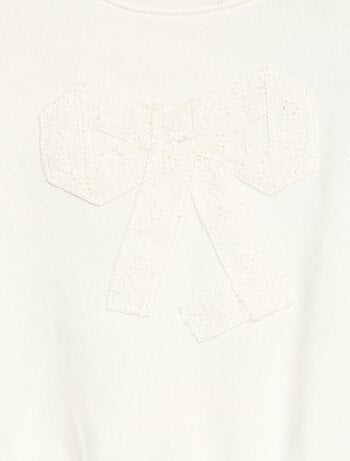 Sudadera de algodón con diseño en la parte delantera